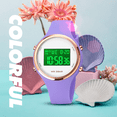 thumbnail image 6 of Findtime Ladies Watch Digital Watches for Women Colorful Sport Wrist Watch for Women Waterproof Stopwatch Alarm Multifunction Easy Read, 6 of 7
