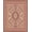 Pink, Pattern 1, variant on ODIKA 4'x6' Dusty Rose Pink Orange Geometric Diamond Washable Area Rug Intricate Stepped Medallion Design With Layered Motifs And Elaborate Multi Pet Friendly, Non-Shedding for Bedroom, Reading Nook