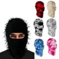 thumbnail image 2 of TELOLY Ski Mask,Neck Extension Full Face Mask,Soft and Elastic Neck Gaiter,Dark Purple, 2 of 2