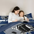 thumbnail image 5 of Homewish Football Sport Game Queen Comforter Set,Rugby City Bedding Sets,Deepblue Gray Bedding Comforter Set For Kids,Luxury Bedroom Decor Reversible,3 Pieces, 5 of 8