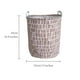 thumbnail image 3 of Cesta de Lona para Ropa Sucia, Cesta de Almacenamiento, Caja de Almacenamiento Plegable, 3 of 3