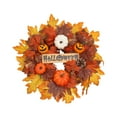 thumbnail image 2 of Clearance Wreath under $15,Fall Decor Fall Wreaths For Front Door Outside Autumn Wreath With Berries Maple Garland For Halloween Farmhouse Front Porch Patio Decoration, 2 of 4