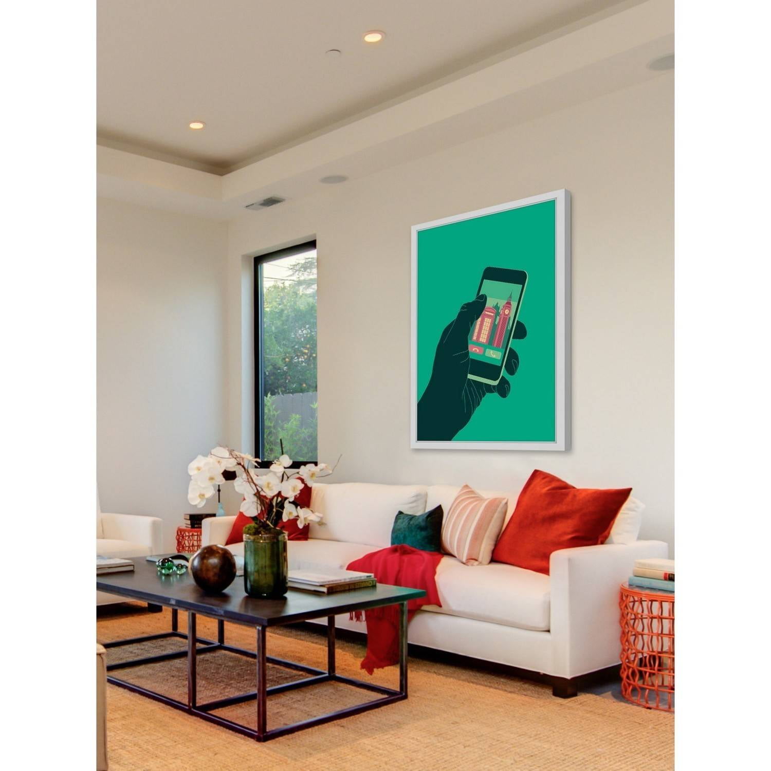 "London Calling" Framed Painting Print