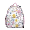 thumbnail image 1 of Wildflower and Butterfly Illustration Backpack - Durable & Breathable, 1 of 5