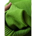 thumbnail image 5 of Seyurigaoka Women's Casual Loose Knit Sweater Shirts Solid Color Long Sleeve Turtleneck Pullover Tops Autumn Winter Oversized Knitwear, 5 of 7
