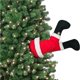 thumbnail image 1 of Moyic Navidad Santa pierna pegada árbol Topper felpa relleno Santa pierna para árbol de Navidad puerta ventana decoración Kits de decoración para fiestas Moyic HA036865-00, 1 of 6