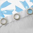 thumbnail image 4 of jejeloiu Kawaii Cartoon Bowtie Curtains Pack of 2 (42x84 Each),Dreamy Blue Bowknot Curtains Blackout For Girl Kids, 4 of 6