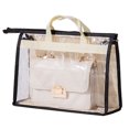 thumbnail image 2 of Visland Handbag Purse Storage Organizer Transparent Anti-dust Cover Bag with Handle, 2 of 8