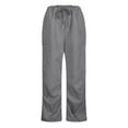 thumbnail image 6 of ShomPort Womens Cargo Pants Fall Fashion Drawstring Sweatpants Casual Loose Athletic Trousers, 6 of 8