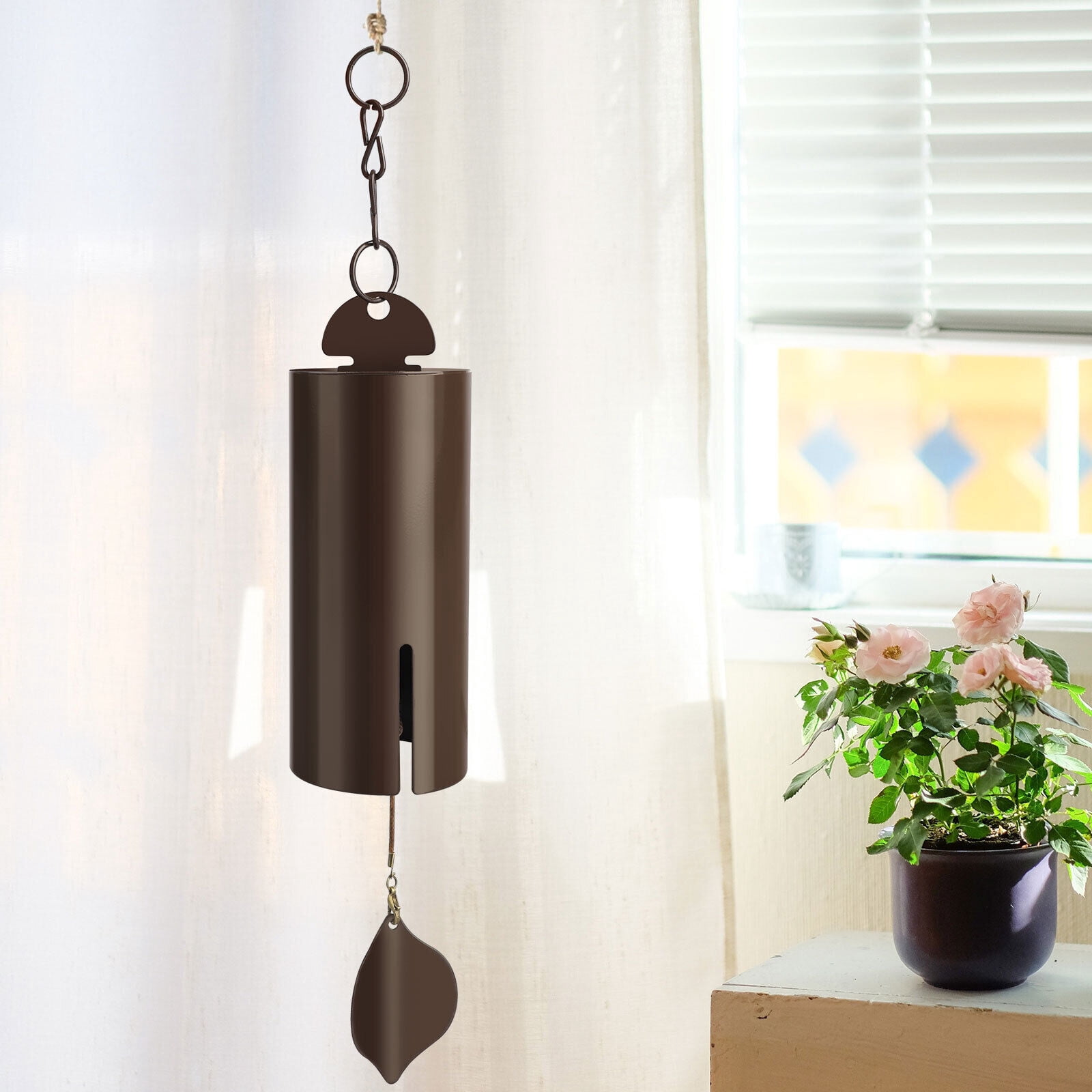 Large Deep Resonance Serenity Bell Heroic Wind Chime Outdoor Home Decor Windbell