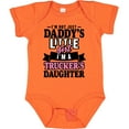 thumbnail image 3 of Inktastic Im Not Just Daddys Little Im a Truckers Daughter Girls Baby Bodysuit, 3 of 5