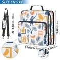 thumbnail image 2 of FORMRS Zipper Binder with Shoulder Strap 2-inch Ring 500 Sheet Capacity File Bag, Tropical Jungle Vibes, 2 of 5