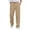 F478 Khaki, variant on Mens Pants With Pocket Solid Color Casual Comfortable Button Stretch Waistband Long Trousers Khaki Size Xl