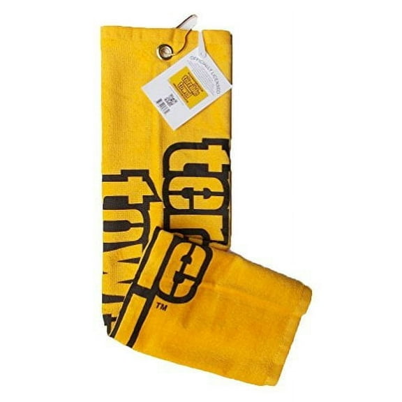 NFL Steelers Yellow Terrible Towel 25" x 15" Golf Towel 100% Cotton Gift
