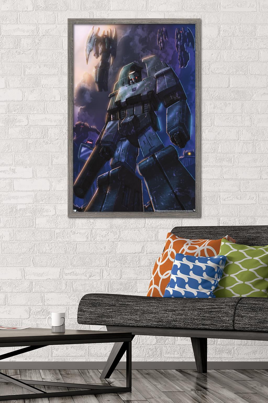 Hasbro Transformers - Decepticons Wall Poster, 22.375" x 34" Framed
