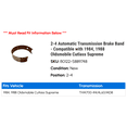 thumbnail image 2 of 2-4 Automatic Transmission Brake Band - Compatible with 1984, 1988 Oldsmobile Cutlass Supreme, 2 of 2