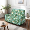 thumbnail image 7 of TSOVTHRID Monstera Leaf Plumeria Floral Print Loveseat Covers 6-Piece Stretch Furniture Protector Non Slip Couch Slipcover for Dogs Pets Loveseat Slipcover Stay in Place, 7 of 7