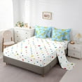 thumbnail image 5 of jejeloiu Lovely Duck 7-Piece Twin Bedding Sets,Cute Balloon Bedding Comforter Set,Yellow Blue Sheet Sets For Kids Teens,Super Cozy Room Decor Reversible, 5 of 8