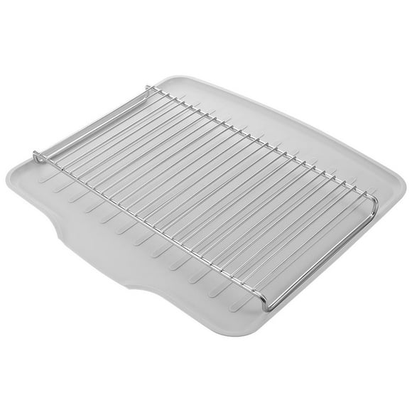 LEEYNEER Drain Rack Sink Stainless Steel Drain Board Dish Drying Rack Dish Racks for Kitchen Counter Drain Tray