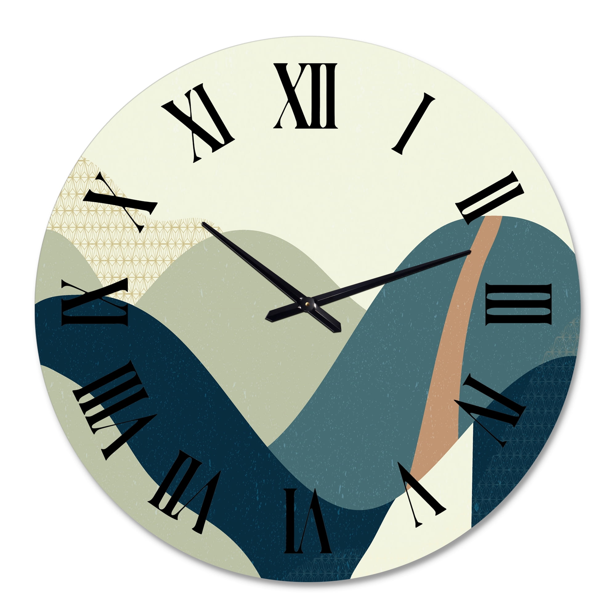 Designart 1 in Quartz Modern/Contemporary Wall Clock