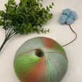 thumbnail image 1 of Segmental Dyed Rainbow Hand Knitted Thread  200g 1600m Long Invincible Magic Ball Wool Crochet Thread Rainbow Magic Ball, 1 of 7
