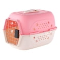thumbnail image 4 of Estuche de Jaula para Gatos Portátil Yinane Paquete de Transporte de Aerolíneas Organizador Rosa, 4 of 8