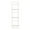 White 6 Rack Solid Rectangle 18" x 4" x 70", variant on DecMode 18" x 70" Black Metal Wall Mounted 6 Rung Ladder, 1-Piece