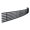 Black, variant on APS Compatible with Nissan Maxima 2005-2006 Lower Bumper Stainless Steel SS Black Billet Front Grill Grille Insert N65409H