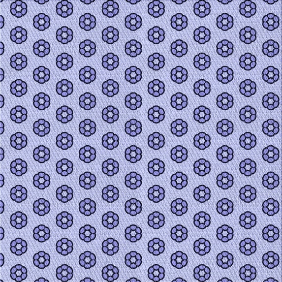 Ahgly Company Indoor Square Patterned Deep Periwinkle Purple Area Rugs, 6' Square