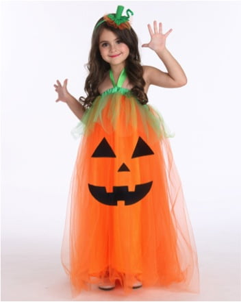 pumpkin tutu dress