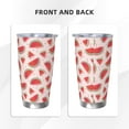 thumbnail image 3 of Cauagu Watermelon Pattern 20oz Tumbler,Stainless Steel Vacuum Insulated Tumbler with Lid Insulated Coffee Mug Thermal Cup with Splash Proof Sliding Lid-Straw Three-piece Set, 3 of 8