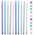 thumbnail image 1 of TEHAUX Glitter Paper Kit Gradient Blue Glitter For Crafting Decoration And Holiday Decorations 1 Set, 1 of 7