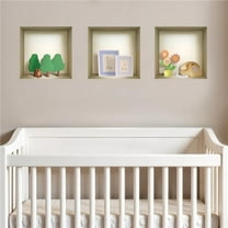 HomeRoots 565420 May Faux Niche 3D Peel & Stick Wall Decals - Set of 3