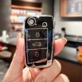 thumbnail image 5 of Funda de TPU para llave de coche para VW Volkswagen Golf 7 MK7 Tiguan MK2 T-roc T-cross Skoda Octavia Kodiaq Karoq Seat Ateca Leon Fob, 5 of 5