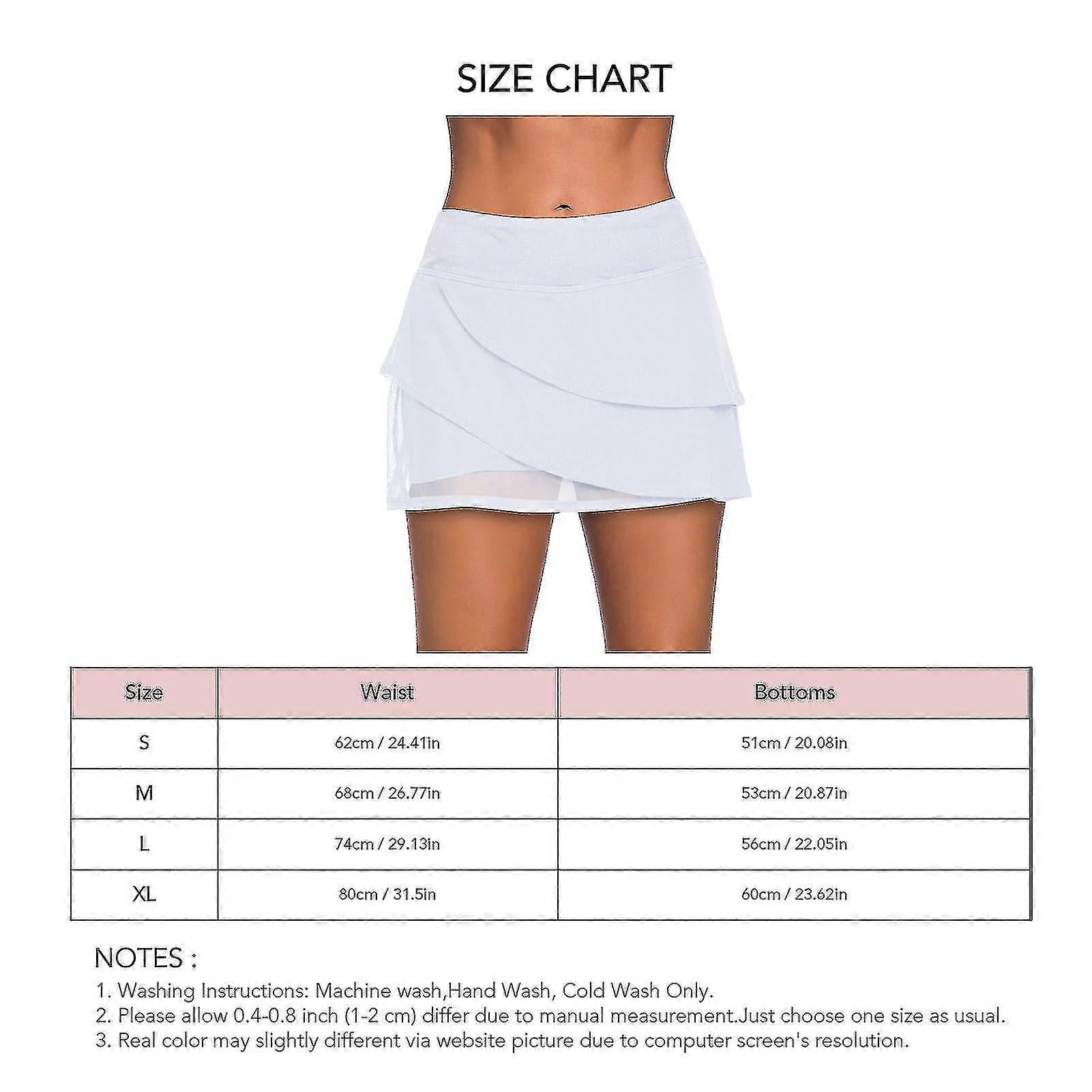 Swimming Skirt Pure Color Flounces High Waist Basic Lined With Shorts Swimwear For Women