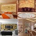 thumbnail image 4 of Etiqueta Engoma forma forma l Espejo de de Decoración para hogar de DIY Del 3D dorado Colco Azulejo de la etiqueta de la pared, 4 of 8