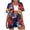 Multicolor, variant on Edvintorg 4Th of July Sets for Women Fashion Clothing Hawaiian Beach Short Sleeve Shirts And Shorts Summer Travel Womens 2 Piece Outfits