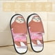 thumbnail image 2 of Fotbe Sloth with Donuts1 Pantuflas Peludas para Mujer con Estampado, Zapatillas de Peluche, Zapatos de Invierno para Casa, Uso Interior y Exterior-Large, 2 of 8