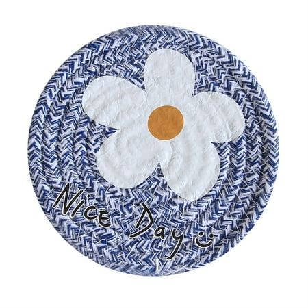 

Liveday Heat-resistant Mat Cotton Slip-Proof Round Insulation Pads for Cooking
