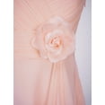 thumbnail image 5 of YONGHS Kids Flower Girls Dress Junior Wedding Pageant Party Bridesmaid Gown A Pink 6, 5 of 7