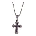 thumbnail image 5 of Collar Con Colgante Cruciforme, Moderno, Negro Y Lúpulo 2ºR, 5 of 5