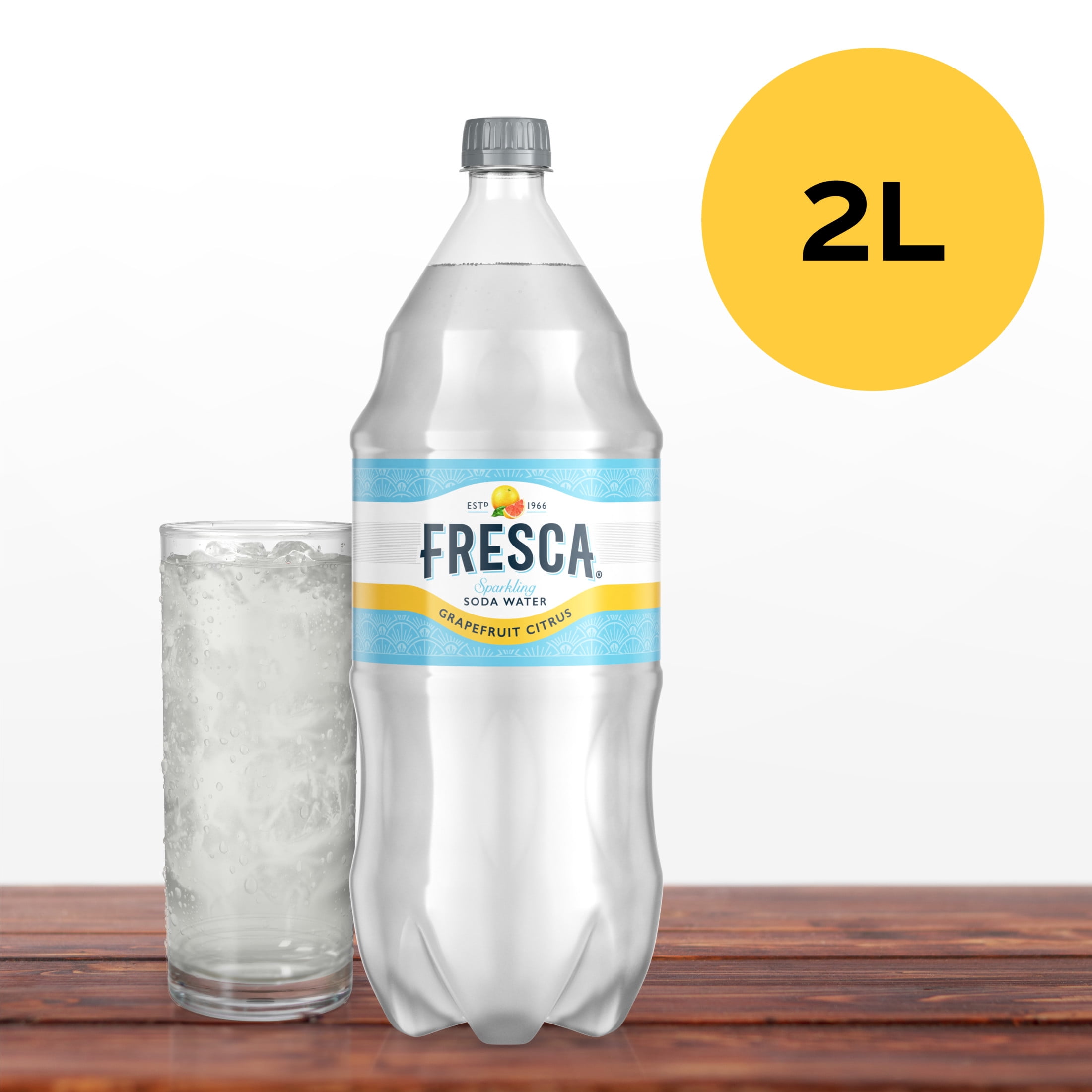 Fresca Citrus Soda Pop Bottle, 2 Liters