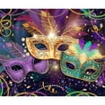 thumbnail image 3 of SUNOLIFE 10x8ft,Masquerade Happy Birthday Party Backdrops Banner Mask Mardi Gras Dress-up Photography Background Evening Party Decorations, 3 of 3