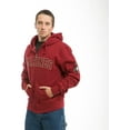 thumbnail image 3 of RapDom US Marines Full Zip-Up Mens Hoodie Jacket [Cardinal Red - L], 3 of 4