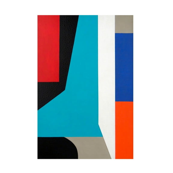 Canvas Wall Art - Sylvie Hamou 'A Colorful Existence IV' Wall Art for Living Room, Bedroom, or Office Décor by Trademark Fine Art - 12 x 19 Inches