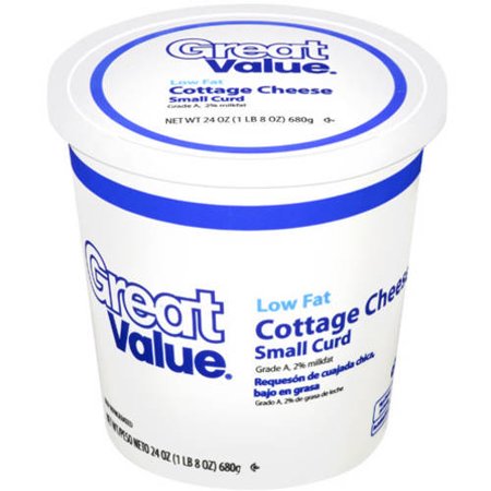 Great Value Low Fat Cottage Cheese Small Curd 24 Oz Brickseek