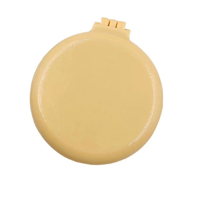 Mini Brosse à Cheveux Miroir Pliante, Brosse de Poche Ronde Portable pour Cheveux Bouclés Droits, Brosse de Coussin, Massage du Cuir Chevelu, Brosse à Miroir