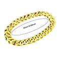 thumbnail image 2 of Unisex Retro Plastic Gold Chain Hip Hop Necklace for Men Women 80s 90s Rapper Punk Costume Jewelry Accessory Shooting Prop Lightweight Chunky Style, 2 of 12
