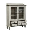 thumbnail image 3 of Liberty Furniture Industies, INC Whitney Display Cabinet in Antique Linen w/ Weathered Gray, 3 of 10