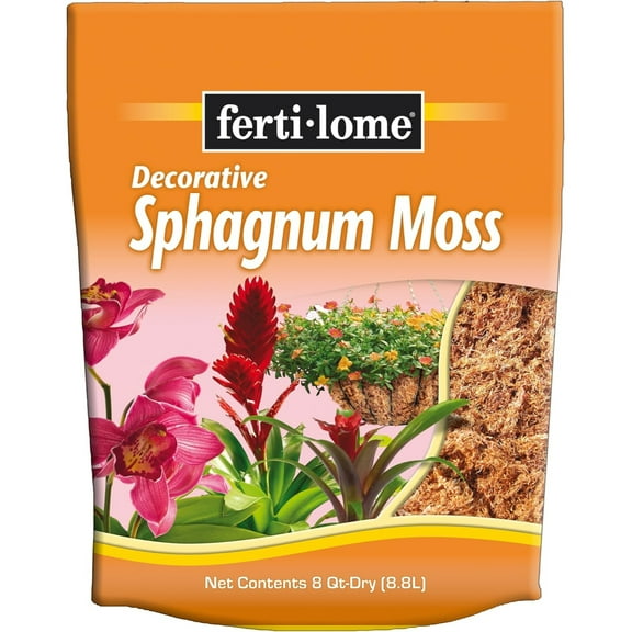 Fertilome 021036 8 qt. Decorative Floral Sphagnum Peat Moss